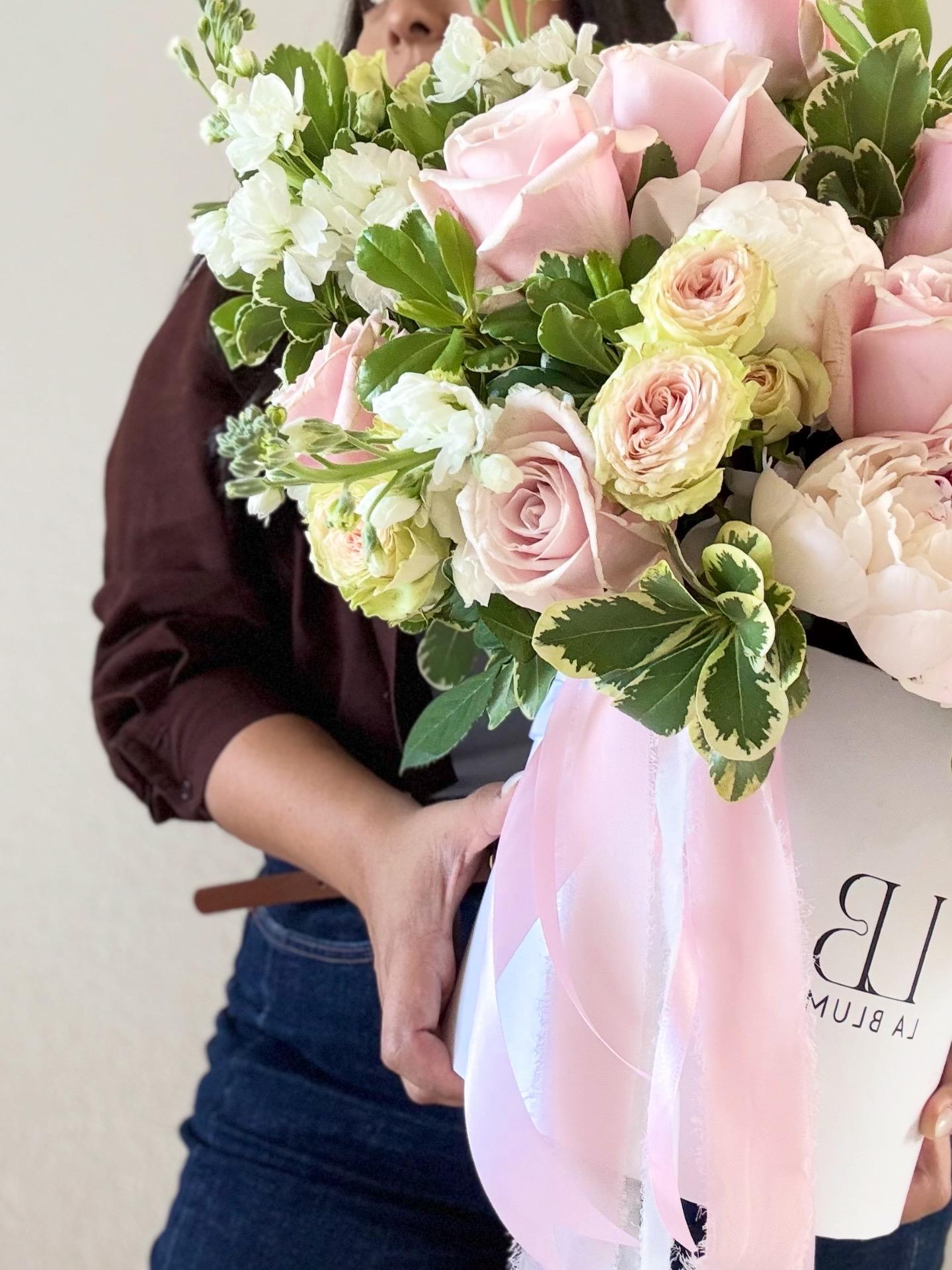 Grace Bouquet Roses and Peonies