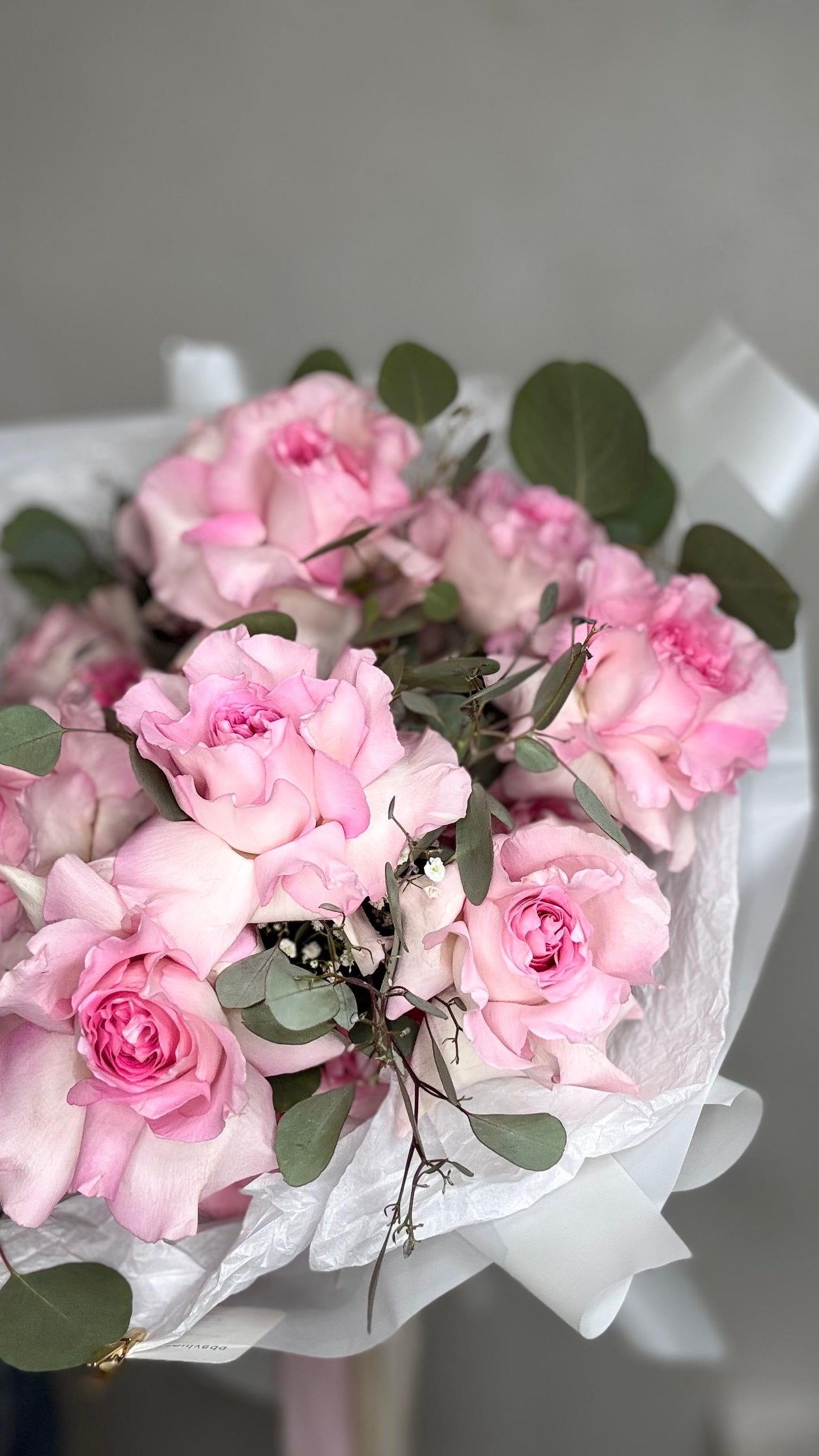 Reflexed Pink Rose Bouquet